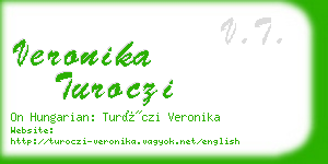 veronika turoczi business card